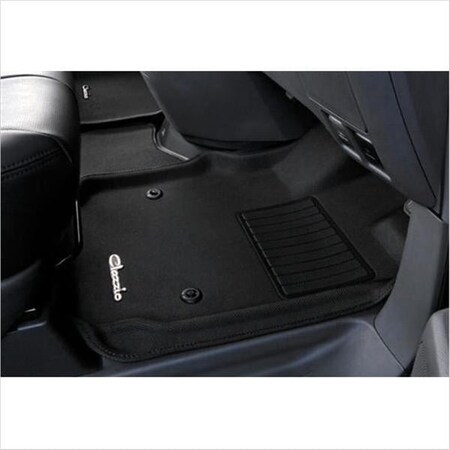 U-Ace 3D Maxpider CHEVROLET Equinox 2010-2011 Black KAGU - TPR - Molded Floor Mats L1CH01401509